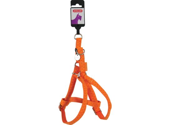 Szelki regulowane Mac Leather 10 mm pomarańczowy ZOLUX