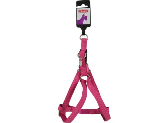 Szelki regulowane Mac Leather 20 mm fuksja ZOLUX