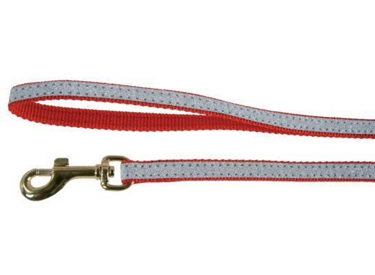 Smycz połyskująca 1m – czerwony ZOLUX