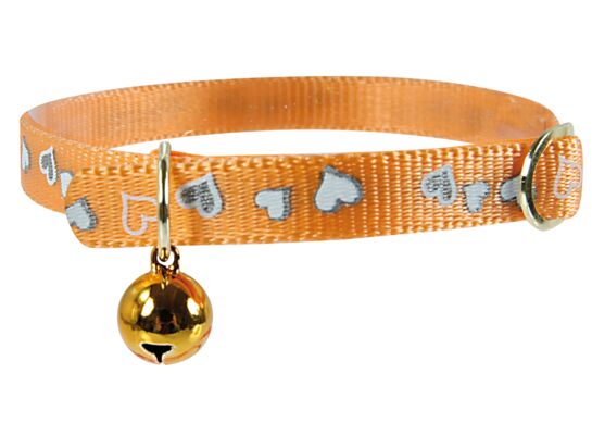 Obroża odblaskowa "Serce" 30cm – pomarańczowy ZOLUX