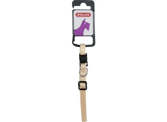 Obroża nylon regulowana 10 mm beżowy ZOLUX
