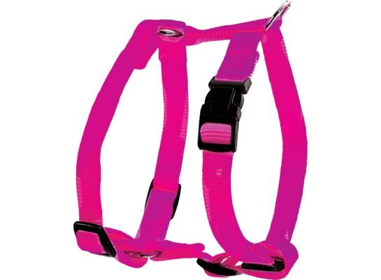 Szelki nylon regulowane 20 mm fuksja ZOLUX