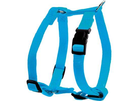 Szelki nylon regulowane 25 mm turkusowy ZOLUX