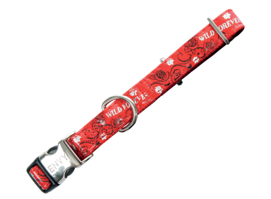 Obroża ENVY FOREVER regulowana 10 mm czerwony ZOLUX