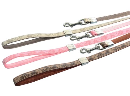 Smycz ENVY FLORA 15 mm / 1,2 m beżowy ZOLUX