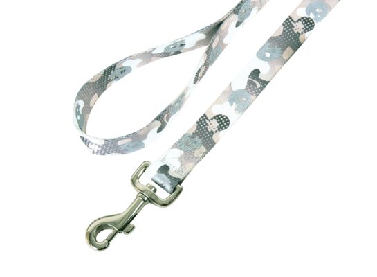 Smycz CAMO 25 mm/1,2 m szary ZOLUX