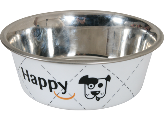 Miska Inox HAPPY 0,8 l biały ZOLUX