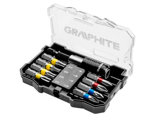 Zestaw bitów, 10 sztuk GRAPHITE