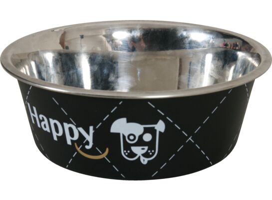 Miska Inox HAPPY 0,8 l czarny ZOLUX