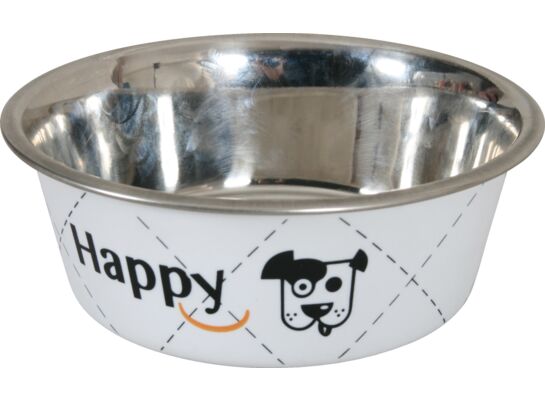 Miska Inox HAPPY 2,65 l biały ZOLUX