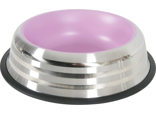 Miska antypoślizgowa inox MERENDA 1 l różowy ZOLUX