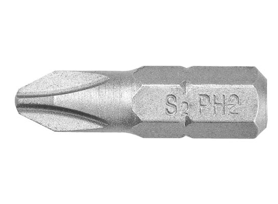 Końcówka wkrętakowa PH2 x 25 mm, 20 sztuk GRAPHITE