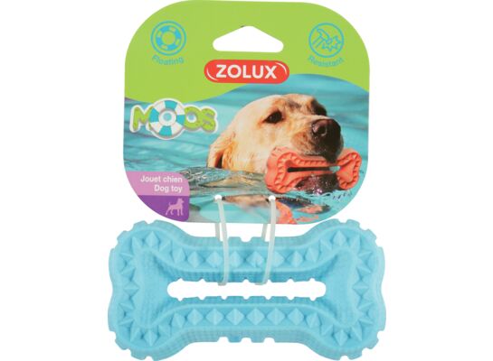 Zabawka TPR MOOS kość 13 cm niebieski ZOLUX