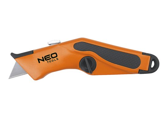Nóż z ostrzem trapezowym, metalowy korpus NEO