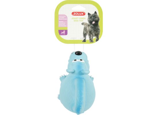 Zabawka lateksowa z uchwytem 15 cm niebieski ZOLUX