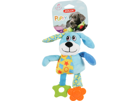 Zabawka pluszowa PUPPY pies 20 x 7,5 x 22,5 cm niebieski ZOLUX 
