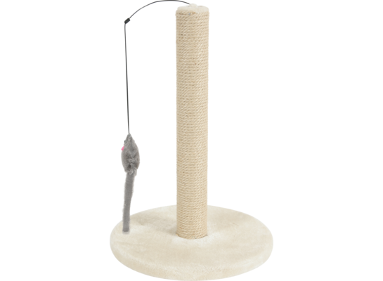 Drapak sizal słupek z zabawką 63 cm beżowy ZOLUX