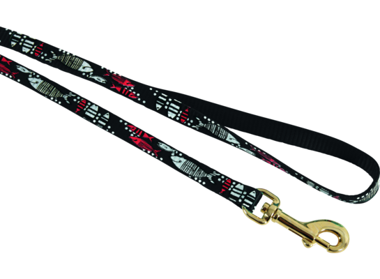 Smycz nylonowa dla kota SARDINE 1 m czarny ZOLUX