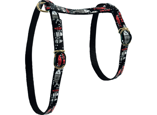 Szelki nylonowe dla kota SARDINE 10 mm czarny ZOLUX