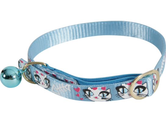 Obroża nylonowa dla kota LadyCat 30 cm niebieski ZOLUX