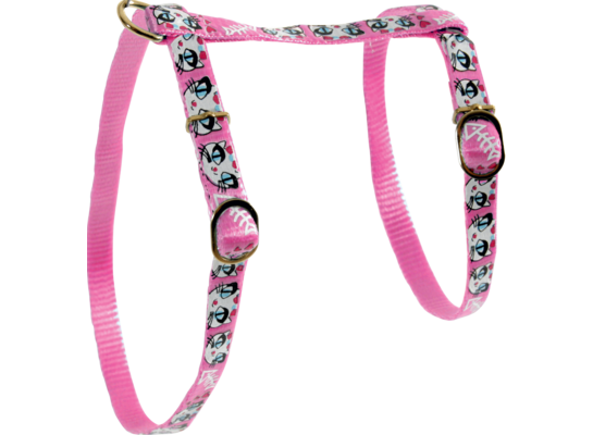 Szelki nylonowe dla kota LADYCAT 10 mm różowy ZOLUX