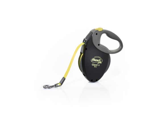 Smycz automatyczna GIANT NEON taśma M 8 m FLEXI