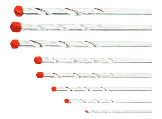 Wiertło do gazo - betonu 3 - 10 mm, zestaw 8 sztuk Top Tools