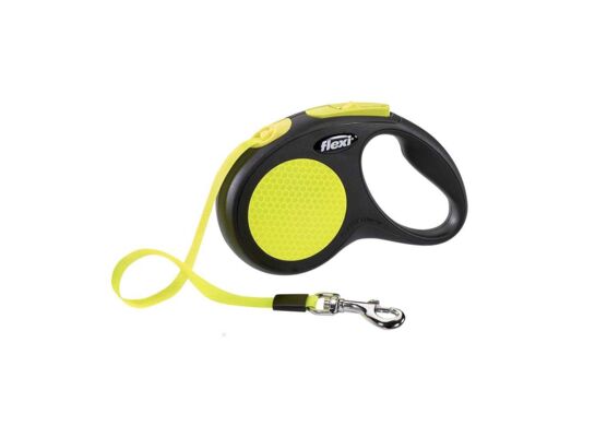 Smycz automatyczna NEW NEON M 5 m taśma FLEXI