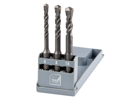 Wiertło do betonu SDS Plus 6 - 10 mm, zestaw 3 sztuki Top Tools