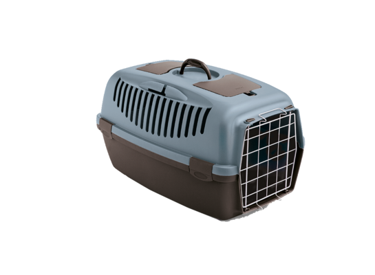 Transporter GULLIVER 2 z metalowymi drzwiczkami niebieski ZOLUX