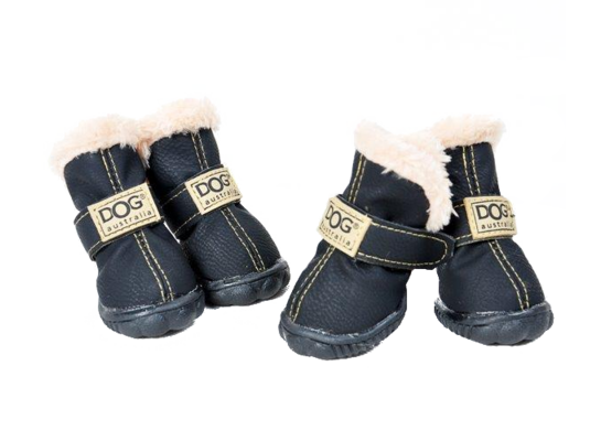 Buty dla psa T2 (4,5 x 3,5 cm, wysokość cholewki 7 cm) czarny - 4 sztuki ZOLUX