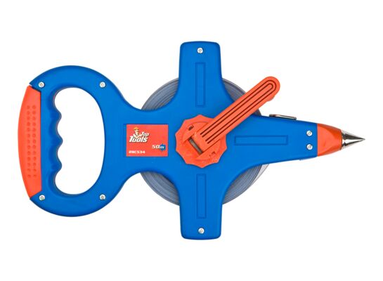 Taśma miernicza stalowa 50 m x 10 mm Top Tools