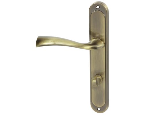 Klamka FLY ECO M3 WC72 lewa brązowa grafiatto