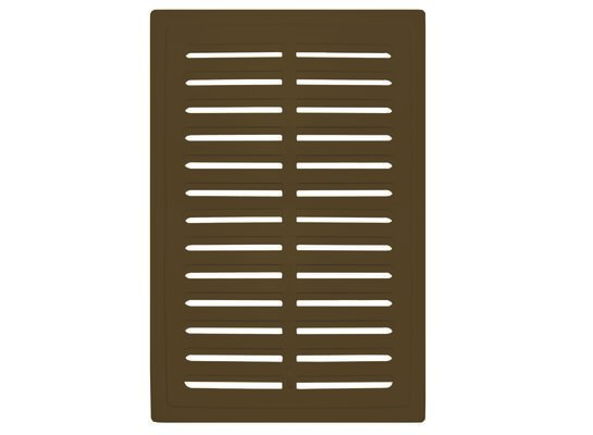 Kratka 140 x 210 mm brązowa