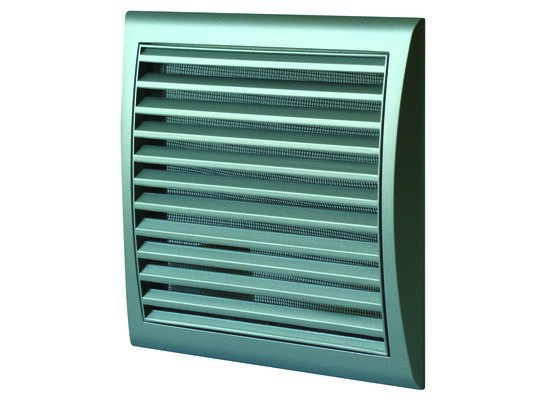 Kratka 150 x 150 mm z siatką srebrna