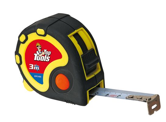 Miara zwijana stalowa 3 m x 16 mm Top Tools