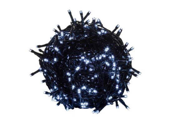 Lampki choinkowe LED 800 zimny biały 40 m timer zewnętrzne