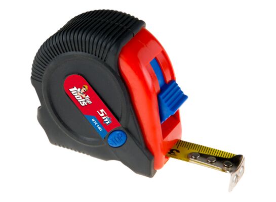 Miara zwijana stalowa 5 m x 19 mm, magnes, 3 blokady zwijania taśmy Top Tools