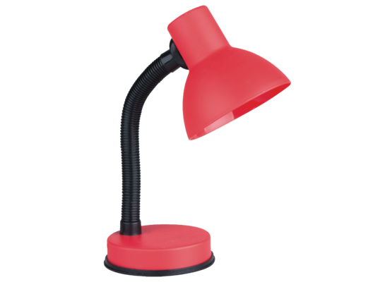 Lampka biurkowa czerwona
