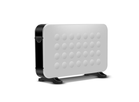 Konwektor Turbo 750W/1250W/2000W z dodatkowym nawiewem biały