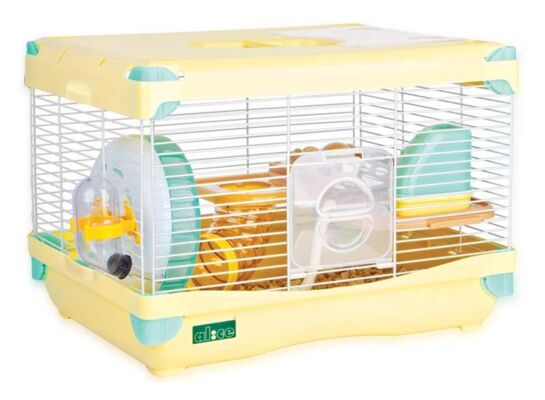 Klatka gremi K808 rozmiar L kremowa happet