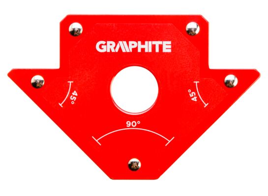 Spawalniczy kątownik magnetyczny 102 x 155 x 17 mm, udźwig 22,7 kg GRAPHITE