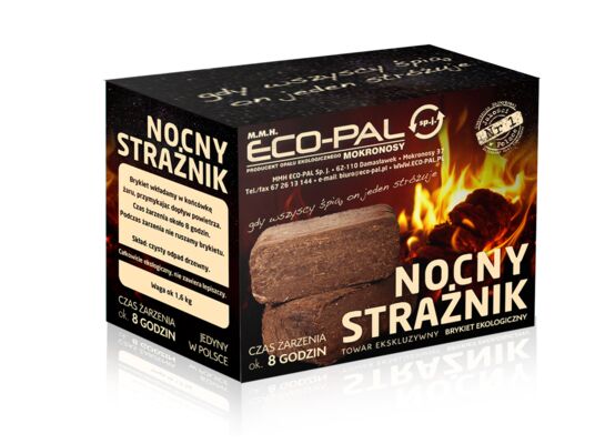 Brykiet Nocny Strażnik 1,6 kg