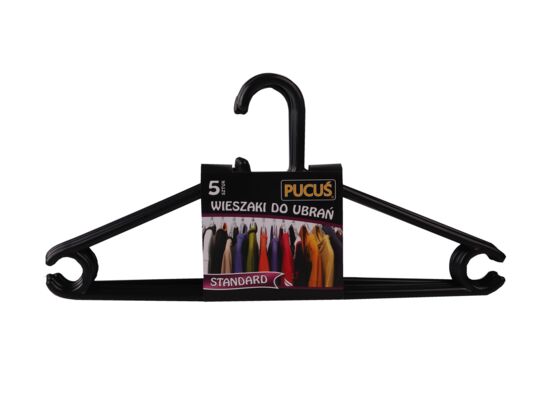 Wieszak do ubrań standard 5 sztuk Pucuś