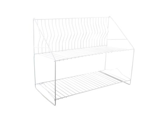 Suszarka do naczyń biała 50 cm dwupoziomowa bez podstawki Smart Kitchen Design