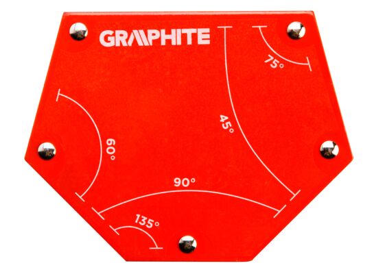 Spawalniczy kątownik magnetyczny 111 x 136 x 24 mm, udźwig 34,0 kg GRAPHITE