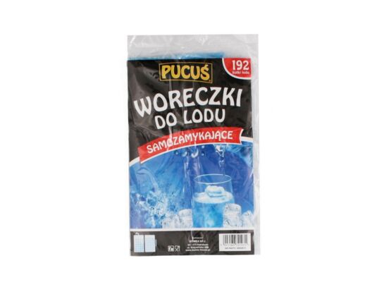 Woreczki do lodu 192 sztuki Pucuś