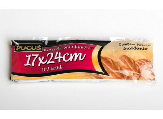 Woreczki 17 x 24 cm 100 sztuk Pucuś