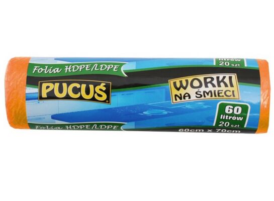 Worek na śmieci 60 l 20 sztuk