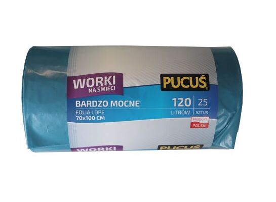 Worek na śmieci 120 l 25 sztuk